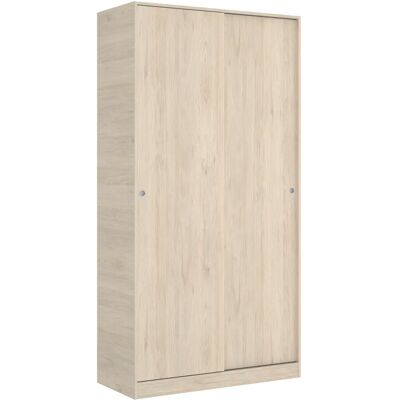 DEKIT Modelo SLIDE Armario Natural - Puertas correderas, 204x100x50 cm DEKIT Modelo SLIDE Armario Natural - Puertas correderas, 204x100x50 cm