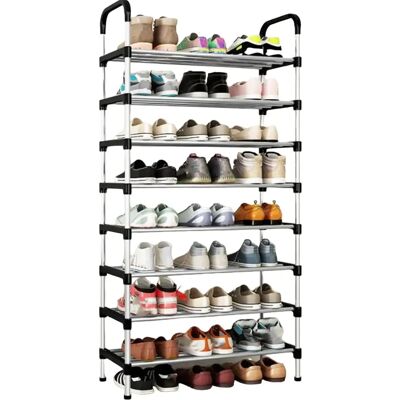 Ninguno Zapatero estantes Organizadores de calzado de 3 5 8 niveles, accesorio estante organizador de zapatos,Zapatero sencillo de plástico multicapa, estante de almacenamiento de zapatos económico y Ninguno Zapatero estantes Organizadores de calzado de 3 5 8 niveles, accesorio estante organizador de zapatos,Zapatero sencillo de plástico multicapa, estante de almacenamiento de zapatos económico y