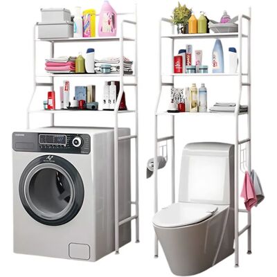 Ninguno Mi Ko Mi Ka Estantería de Baño sobre Inodoro Blanco Ahorra Espacio con 3 Baldas Estante Almacenamiento Impermeable Patas Ajustables en Altura Mikomika estanteria lavador WC (LAVA-001 1690 H6) Ninguno Mi Ko Mi Ka Estantería de Baño sobre Inodoro Blanco Ahorra Espacio con 3 Baldas Estante Almacenamiento Impermeable Patas Ajustables en Altura Mikomika estanteria lavador WC (LAVA-001 1690 H6)