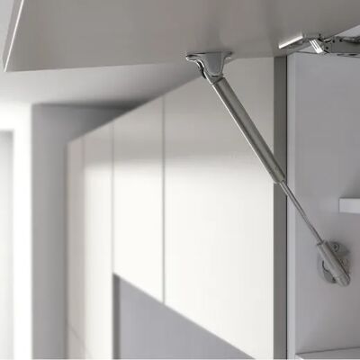 ALK Pistón Kraby para Puertas Ascendentes de Madera, Cierre Amortiguado, Fuerza 80-200 Newton, Largo 244-355 cm, Compatible con Muebles de Cocina y Armarios ALK Pistón Kraby para Puertas Ascendentes de Madera, Cierre Amortiguado, Fuerza 80-200 Newton, Largo 244-355 cm, Compatible con Muebles de Cocina y Armarios