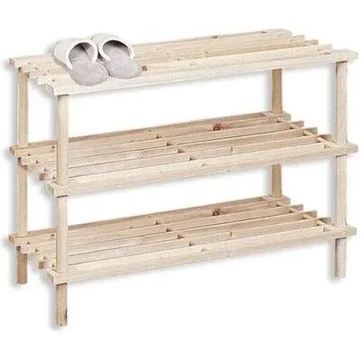 M2 TEC Zapatero de Madera Natural. Estantería Disponible en 2 tamaños, Zapatero de Pie, Estante de Almacenamiento para Zapatos, Organizador para el Hogar, Accesorios M2 TEC Zapatero de Madera Natural. Estantería Disponible en 2 tamaños, Zapatero de Pie, Estante de Almacenamiento para Zapatos, Organizador para el Hogar, Accesorios