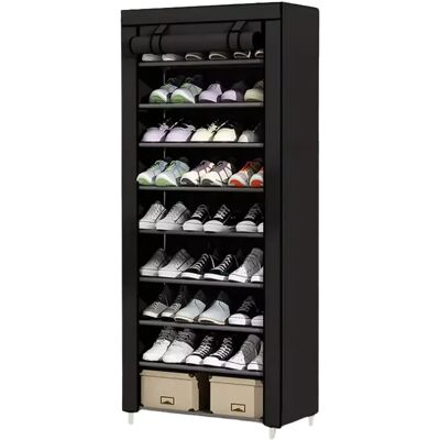 Ninguno LUTODY - Zapatero Organizador de zapatos de tela textil, Auxiliar compacto de varios niveles, vertical, tubo de metal plegable - Vestidor portátil para recibidor, entrada, sala de estar, salón - Ninguno LUTODY - Zapatero Organizador de zapatos de tela textil, Auxiliar compacto de varios niveles, vertical, tubo de metal plegable - Vestidor portátil para recibidor, entrada, sala de estar, salón -