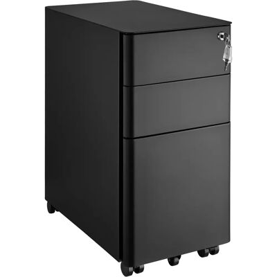 Tectake - Cajonera con ruedas y cerradura Parvus, con 2 cajones y 1 archivador colgante Archivador rodante sólido de acero con revestimiento en polvo Dos cajones del mismo tamaño para documentos DIN Tectake - Cajonera con ruedas y cerradura Parvus, con 2 cajones y 1 archivador colgante Archivador rodante sólido de acero con revestimiento en polvo Dos cajones del mismo tamaño para documentos DIN