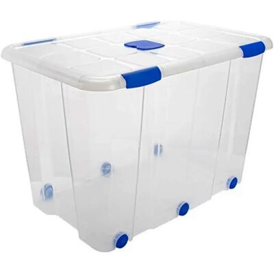 ACAN - No 19 - 160L - 56x80x51.5 cm - Caja de almacenamiento plástica ACAN - No 19 - 160L - 56x80x51.5 cm - Caja de almacenamiento plástica