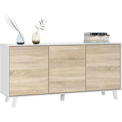 ALTRI Aparador Nórdico Blanco - 154x40cm - Buffet ALTRI Aparador Nórdico Blanco - 154x40cm - Buffet