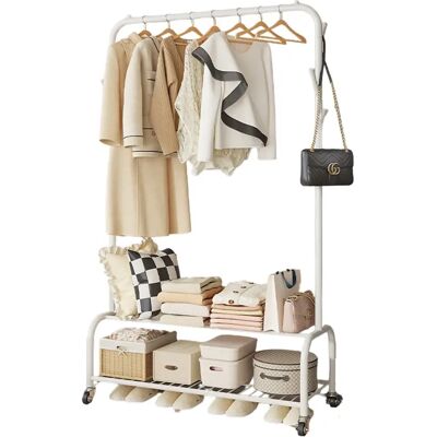Ninguno LUTODY - Perchero pie de burro, Colgador de ropa, Soporte resistente con estante para zapatos zapatero, Bolso, Accesorios, Prenda, Multifuncional, Salón, Dormitorio, Sala de estar, Recibidor, Entrada Ninguno LUTODY - Perchero pie de burro, Colgador de ropa, Soporte resistente con estante para zapatos zapatero, Bolso, Accesorios, Prenda, Multifuncional, Salón, Dormitorio, Sala de estar, Recibidor, Entrada
