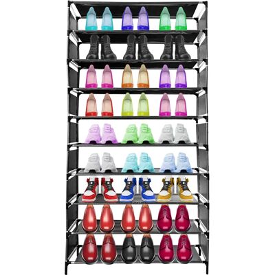 Zapatero Tela hasta 36 Pares Nyana Home 160x90x27cm, 9 baldas Organizador Armario Zapatos Zapatero Tela hasta 36 Pares Nyana Home 160x90x27cm, 9 baldas Organizador Armario Zapatos