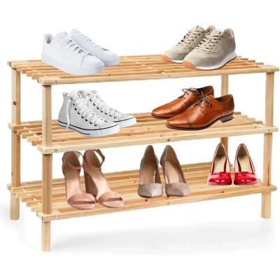 Ninguno STARLEY-Zapatero Madera 2-3-4Pisos Diseñado en España, Banco Zapatero, Mueble Zapatero de Madera de 3 Niveles, Medidas: 63x26x48.5 cm Ninguno STARLEY-Zapatero Madera 2-3-4Pisos Diseñado en España, Banco Zapatero, Mueble Zapatero de Madera de 3 Niveles, Medidas: 63x26x48.5 cm