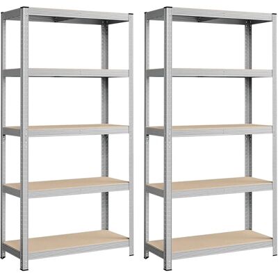 NONE Estantería Mikomika con 5 Baldes - Capacidad de 875 kg, 183 cm de Altura, 91 cm de Ancho y 46 cm de Profundidad - Estructura de Acero Galvanizado, Perfecta para Cocina, Oficina, Garaje y Más (NAVE-001 NONE Estantería Mikomika con 5 Baldes - Capacidad de 875 kg, 183 cm de Altura, 91 cm de Ancho y 46 cm de Profundidad - Estructura de Acero Galvanizado, Perfecta para Cocina, Oficina, Garaje y Más (NAVE-001