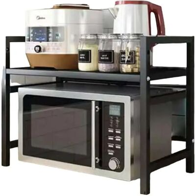 NONE ESTANTERIA MICROONDA DE METAL AJUSTABLE Soporte de estante para microondas multifuncional , ESTANTE Extensible COCINA especiero, estante horno Estante de almacenamiento Estante para condimentos NONE ESTANTERIA MICROONDA DE METAL AJUSTABLE Soporte de estante para microondas multifuncional , ESTANTE Extensible COCINA especiero, estante horno Estante de almacenamiento Estante para condimentos