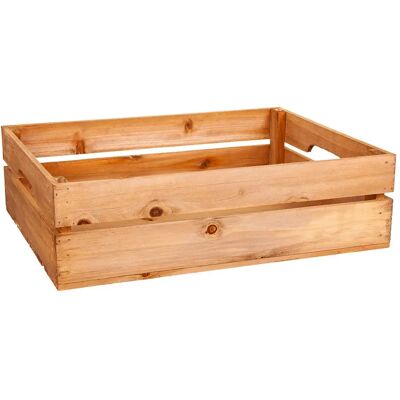 Wonderlust WANDERLUST DECO Cajón de Madera Marrón Resistente 44x34x12,5h Cm - Amplio Espacio Wonderlust WANDERLUST DECO Cajón de Madera Marrón Resistente 44x34x12,5h Cm - Amplio Espacio
