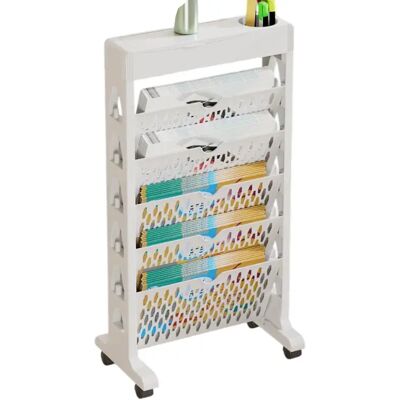 Ninguno Estantería Librería pequeña al lado del escritorio, revistero almacenamiento de libros extraíble, estantería lateral de escritorio con ruedas,estante libro portador de plastico ,bandeja organizadora Ninguno Estantería Librería pequeña al lado del escritorio, revistero almacenamiento de libros extraíble, estantería lateral de escritorio con ruedas,estante libro portador de plastico ,bandeja organizadora