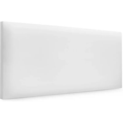 DHOME Cabecero de Polipiel o Tela AQUALINE Liso Cabeceros Cabezal Tapizado Cama Lujo (Blanco Polipiel) DHOME Cabecero de Polipiel o Tela AQUALINE Liso Cabeceros Cabezal Tapizado Cama Lujo (Blanco Polipiel)