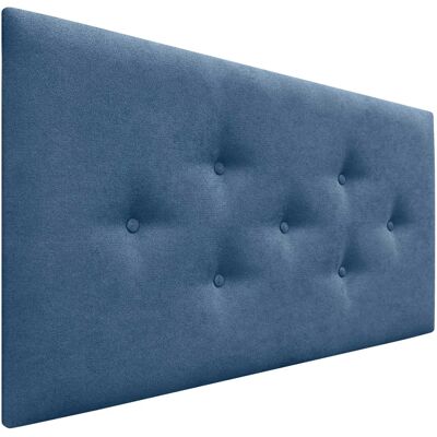 DHOME Cabecero de Tela ACUALINE con 3 Hileras Intercaladas de Botones Cabezal Tapizado Cama Lujo DHOME Cabecero de Tela ACUALINE con 3 Hileras Intercaladas de Botones Cabezal Tapizado Cama Lujo