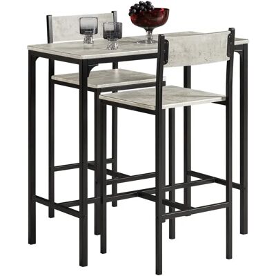 SoBuy OGT03 juego de mesa de bar mesa de comedor de 3 piezas mesa de bistró muebles de balcón muebles de bistró SoBuy OGT03 juego de mesa de bar mesa de comedor de 3 piezas mesa de bistró muebles de balcón muebles de bistró