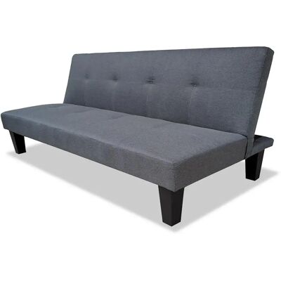 Ninguno BATZAR Sofá Cama Love, 3 plazas, 170cm, tapizado Gris, fácil Apertura, Sistema Clic clac, Invitados, Respaldo ergonómico. Ninguno BATZAR Sofá Cama Love, 3 plazas, 170cm, tapizado Gris, fácil Apertura, Sistema Clic clac, Invitados, Respaldo ergonómico.