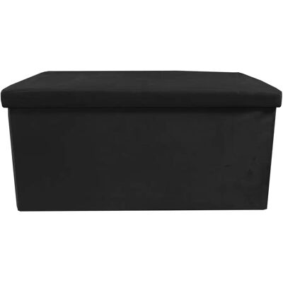 Puff Otomano Rectangular de Terciopelo Nyana Home Puff Otomano Rectangular de Terciopelo Nyana Home