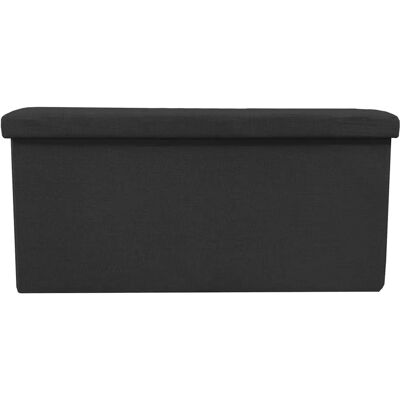 Puff Ottoman Rectangular Tela Plegable 76x38x38cm Nyana Home Gran Almacenaje Estilo Otomano Tela Resistente Puff Ottoman Rectangular Tela Plegable 76x38x38cm Nyana Home Gran Almacenaje Estilo Otomano Tela Resistente