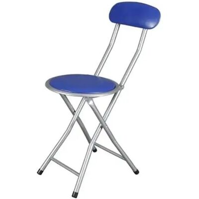 Ninguno C.A - Silla Plegable Metálica C.A con Respaldo - Taburete Ligero y Compacto para Asiento - Silleta con Banqueta - ¡Práctica y fácil de transportar! Ninguno C.A - Silla Plegable Metálica C.A con Respaldo - Taburete Ligero y Compacto para Asiento - Silleta con Banqueta - ¡Práctica y fácil de transportar!