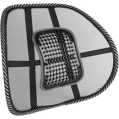 Ninguno Cojín Rejilla de apoyo lumbar para respaldo de asiento de coche, cojín de masaje de malla para silla de asiento de coche, silla de oficina, Con Perlas de Masaje, Corrige la Postura y Alivia el Dolor Ninguno Cojín Rejilla de apoyo lumbar para respaldo de asiento de coche, cojín de masaje de malla para silla de asiento de coche, silla de oficina, Con Perlas de Masaje, Corrige la Postura y Alivia el Dolor