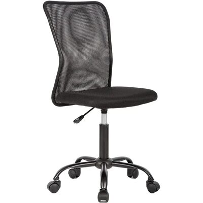 Ninguno T-Lovendo Silla de Oficina Ergonómica Sin Reposabrazos Tela Transpirable Ninguno T-Lovendo Silla de Oficina Ergonómica Sin Reposabrazos Tela Transpirable