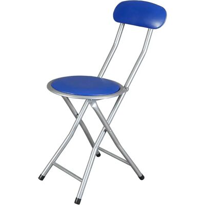 Ninguno The Secret Home Taburete Plegable de Cocina - Silla Plegable de Metal - Asiento y Respaldo Acolchado - Interior y Exterior - Alto 72 Cm - Ø30 Cm - Varios Colores Ninguno The Secret Home Taburete Plegable de Cocina - Silla Plegable de Metal - Asiento y Respaldo Acolchado - Interior y Exterior - Alto 72 Cm - Ø30 Cm - Varios Colores