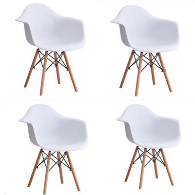 Ninguno Juego de 4 sillas con patas de madera repozabrazo, mueble estilo nórdico medieval, para escritorio, comedor, dormitorio, balcón o restaurante BAR hosteleria, OFICINA Mesa de comedor nórdica cocina Ninguno Juego de 4 sillas con patas de madera repozabrazo, mueble estilo nórdico medieval, para escritorio, comedor, dormitorio, balcón o restaurante BAR hosteleria, OFICINA Mesa de comedor nórdica cocina