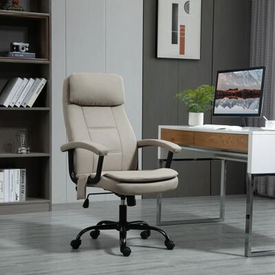 Silla de Juego Beige Vinsetto con Masaje - Silla de Oficina y Gaming Silla de Juego Beige Vinsetto con Masaje - Silla de Oficina y Gaming
