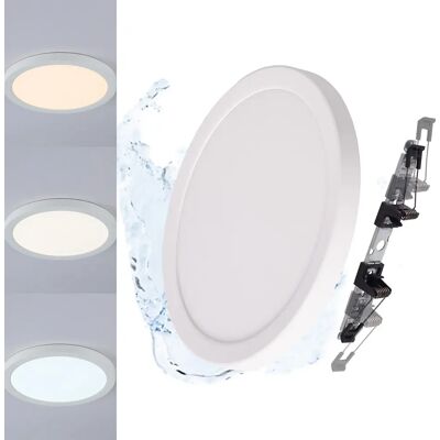 Ninguno ALPINALUZ Downlight Ajustable Plafón LED Foco 18W IP44, Ø225mm Empotrable/Superficie, Color seleccionable 3000K/4000K/6000K, Ultra Fino 17mm, Adaptable Agujero Ø65-200mm Ninguno ALPINALUZ Downlight Ajustable Plafón LED Foco 18W IP44, Ø225mm Empotrable/Superficie, Color seleccionable 3000K/4000K/6000K, Ultra Fino 17mm, Adaptable Agujero Ø65-200mm