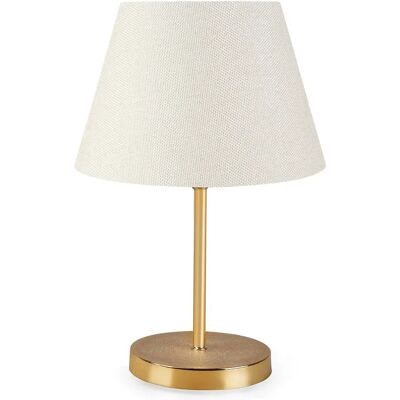 Ninguno Lámpara de sobremesa WELLHOME - Crema, 22x22x37 Ninguno Lámpara de sobremesa WELLHOME - Crema, 22x22x37