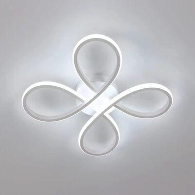 DELIPOP Lámpara de techo LED de diseño moderno, lámpara de techo creativa con forma de flor de 30W para sala de estar, dormitorio, comedor, luz blanca DELIPOP Lámpara de techo LED de diseño moderno, lámpara de techo creativa con forma de flor de 30W para sala de estar, dormitorio, comedor, luz blanca