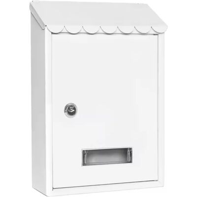 Ninguno UD - Buzón de Pared Metálico con Cerradura y Llaves – Impermeable, Gran Capacidad, Fácil Instalación 3 Colores (30x21.7x7 cm) Ninguno UD - Buzón de Pared Metálico con Cerradura y Llaves – Impermeable, Gran Capacidad, Fácil Instalación 3 Colores (30x21.7x7 cm)