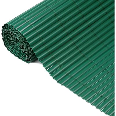 Ninguno Maxia Market - Valla De Ocultación Cañizo PVC Verde 1000 G/m2, 19 mm, para Jardín, Balcón o Terraza Ninguno Maxia Market - Valla De Ocultación Cañizo PVC Verde 1000 G/m2, 19 mm, para Jardín, Balcón o Terraza