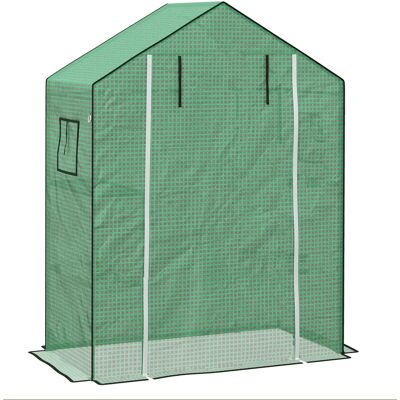 Funda para Invernadero Outsunny - Reforzada UV resistente PE, Ventilación Funda para Invernadero Outsunny - Reforzada UV resistente PE, Ventilación