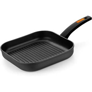 Monix Fuego - sartén Grill con rayas. Parrilla de aluminio forjado de 28 cm. Para cocina de gas, vitrocerámica e inducción Monix Fuego - sartén Grill con rayas. Parrilla de aluminio forjado de 28 cm. Para cocina de gas, vitrocerámica e inducción
