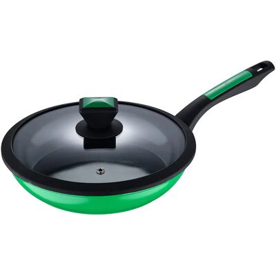 Ninguno Benetton Sartén Rainbow 24x4,8cm Aluminio Forjado Inducción Verde - Alta Resistencia Distribución Uniforme Calor Ninguno Benetton Sartén Rainbow 24x4,8cm Aluminio Forjado Inducción Verde - Alta Resistencia Distribución Uniforme Calor