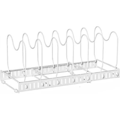 Ninguno LUTODY - Soporte Metálico Extensible para Tapas de Olla y Sartén - Organizador de Cocina para Cajón o Encimera Ninguno LUTODY - Soporte Metálico Extensible para Tapas de Olla y Sartén - Organizador de Cocina para Cajón o Encimera