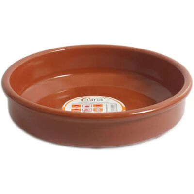 Ninguno Azofra - Cazuela de Barro 24CM Vitro - Tradicional y Auténtica - Hecha a Mano y Duradera - Ideal para Cocina Casera Ninguno Azofra - Cazuela de Barro 24CM Vitro - Tradicional y Auténtica - Hecha a Mano y Duradera - Ideal para Cocina Casera