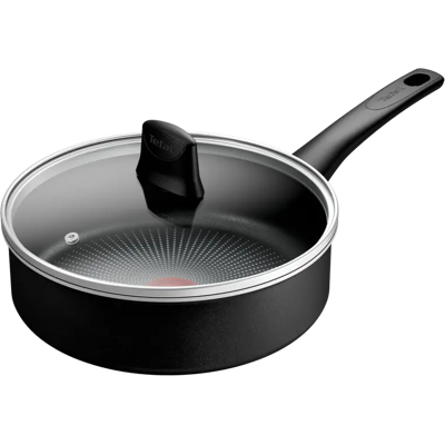 Tefal Force Recycled, Sartén Guisera, 24 Cm, Revestimiento Antiadherente Duradero, Indicador De Calor, Inducción Superior, Forma De Sartén Ideal Para Tortitas, Fabricada En Francia, Revestimiento Tefal Force Recycled, Sartén Guisera, 24 Cm, Revestimiento Antiadherente Duradero, Indicador De Calor, Inducción Superior, Forma De Sartén Ideal Para Tortitas, Fabricada En Francia, Revestimiento