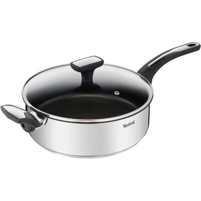 Ninguno Olla Guisera Sartén Tefal Emotion 26 cm, 4L, Revestimiento interior Titanio, Tapa cristal, todo tipo de cocinas incluido inducción Ninguno Olla Guisera Sartén Tefal Emotion 26 cm, 4L, Revestimiento interior Titanio, Tapa cristal, todo tipo de cocinas incluido inducción