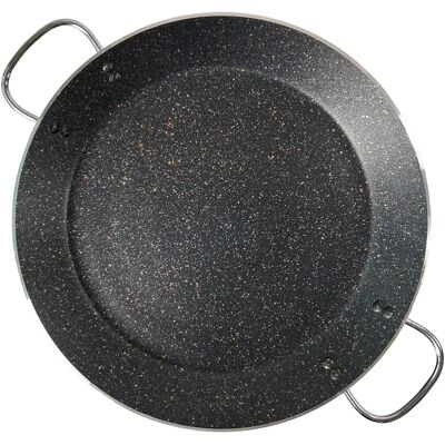 Ninguno Paellera Piedra Black Sistema inducción total,Antiadherente, Para Paella Valenciana, Apta para todo tipo de cocinas gas, vitro e inducción, Menaje Cocina Sarten - Kadal Menaje Ninguno Paellera Piedra Black Sistema inducción total,Antiadherente, Para Paella Valenciana, Apta para todo tipo de cocinas gas, vitro e inducción, Menaje Cocina Sarten - Kadal Menaje