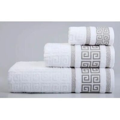 Ninguno Merca9-Pack de Toallas De 3 Piezas 100% Algodón 600gr/m2 Toallas De Ducha, Mano y Tocador Absorbentes Ninguno Merca9-Pack de Toallas De 3 Piezas 100% Algodón 600gr/m2 Toallas De Ducha, Mano y Tocador Absorbentes