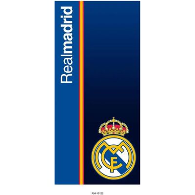 Toalla Playa Piscina infantil Real Madrid Franja Bandera azul Oficial 70x140cm de microfibra para niños Toalla Playa Piscina infantil Real Madrid Franja Bandera azul Oficial 70x140cm de microfibra para niños