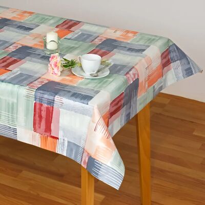 Ninguno Mantel Hulehule Tex - Resistente al Agua Anti manchas PVC Estampado Cuadros Lida Red Ninguno Mantel Hulehule Tex - Resistente al Agua Anti manchas PVC Estampado Cuadros Lida Red