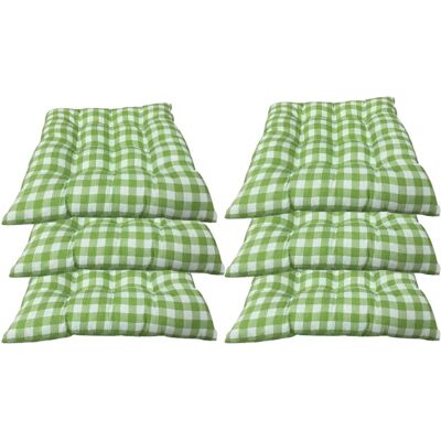 REINO MANSIDI Pack de 1/2/4/6 Cojines 40x40x5cm para Sillas Acolchados de Cuadros, Cojines para Silla de jardin,Cojines de asiente exteriores,, Cojin de Silla Ideal para la Decoracion de Cocina y REINO MANSIDI Pack de 1/2/4/6 Cojines 40x40x5cm para Sillas Acolchados de Cuadros, Cojines para Silla de jardin,Cojines de asiente exteriores,, Cojin de Silla Ideal para la Decoracion de Cocina y