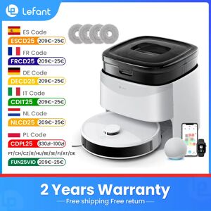 LEFANT M3 M3L Robot aspirador con mapeo, succión de 12 000 Pa, estación Omni todo en uno, sistema PSD de evitación de obstáculos y láser DTOF. LEFANT M3 M3L Robot aspirador con mapeo, succión de 12 000 Pa, estación Omni todo en uno, sistema PSD de evitación de obstáculos y láser DTOF.