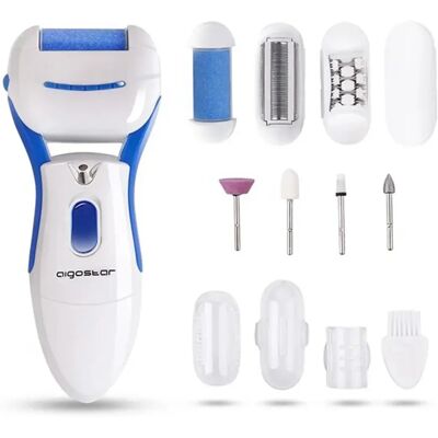 Ninguno Aigostar Smooth 32JVR - Set de Belleza 5 en 1: Pedicura, Manicura, Depilación, Afeitado y Eliminación de Callos y Piel Muerta. Incluye 7 Cabezales, Luz LED, Potencia 3V, Inalámbrica Ninguno Aigostar Smooth 32JVR - Set de Belleza 5 en 1: Pedicura, Manicura, Depilación, Afeitado y Eliminación de Callos y Piel Muerta. Incluye 7 Cabezales, Luz LED, Potencia 3V, Inalámbrica