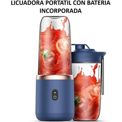 Ninguno Lolek Licuadora Portátil Eléctrica Recargable 380ml Con Tapa para Taza Ninguno Lolek Licuadora Portátil Eléctrica Recargable 380ml Con Tapa para Taza