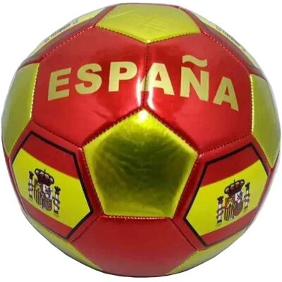 Ninguno UD - Balón de Fútbol España Rojo y Amarillo – Diseño Oficial de La Roja, Resistente y Perfecto para Entrenamiento Ninguno UD - Balón de Fútbol España Rojo y Amarillo – Diseño Oficial de La Roja, Resistente y Perfecto para Entrenamiento
