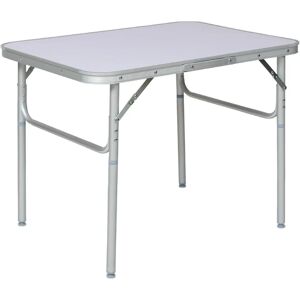 Tectake - Mesa de camping LOTHAR con estructura de aluminio y asa, Plegable e impermeable - 75 x 55 x 68 cm, Para la terraza, el jardín, la playa o el campo, Muy ligera y compacta, Extremos de las Tectake - Mesa de camping LOTHAR con estructura de aluminio y asa, Plegable e impermeable - 75 x 55 x 68 cm, Para la terraza, el jardín, la playa o el campo, Muy ligera y compacta, Extremos de las